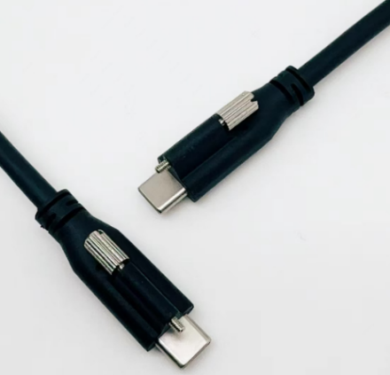 Pair of moulded USB-C device cable assemblies